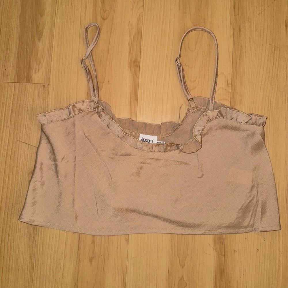 Princess Polly - tan crop tank
